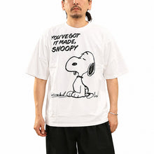 Load image into Gallery viewer, JOHNBULL PEANUTS SNOOPY Tシャツ（ホワイト）（ブラック）[JT261C01]
