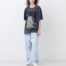 画像をギャラリービューアに読み込む, JOHNBULL SCISSORHANDS  Portrait  シザーハンズ ポートレート Tシャツ（ブラック）[JT263C22]
