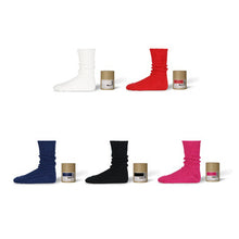 画像をギャラリービューアに読み込む, DECKA QUALITY SOCKS - Cased Heavyweight Plain Socks -2nd Collection - デカ クオリティーソックス （White）（Red）（Navy）（Black）（Pink）[de-01-2]
