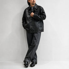 画像をギャラリービューアに読み込む, Porter Classic CINCINNATI ZIP JACKET ポータークラシック シンシナティ ジップジャケット（BLACK）（KHAKI）[PC-057-3558]
