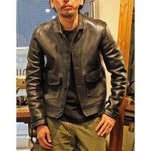 Load image into Gallery viewer, FINE CREEK＆CO Joseph Jacket Gaot ファインクリークアンドコー ジョセフ ジャケット ゴート（Black）[ACJK063]
