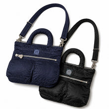 Load image into Gallery viewer, Porter Classic SUPER NYLON SHOULDER BAG (M) BLUE Porter Classic Super Nylon Shoulder Bag [PC-015-192]
