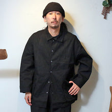 画像をギャラリービューアに読み込む, Porter Classic CLASSIC DENIM MIL-SHIRT JACKET ポータークラシック クラシック デニム ミルシャツ ジャケット（BLACK）（NAVY）[PC-005-2682]
