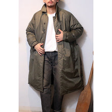 画像をギャラリービューアに読み込む, Porter Classic SHEEN NYLON BAL COLLAR DOWN COAT ポータークラシック シーンナイロン バルカラー ダウンコート（OLIVE）[PC-015-2995]
