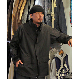 Porter Classic WEATHER MILITARY JACKET ポータークラシック ウェザーミリタリージャケット (BLACK)（OLIVE）[PC-026-2988]