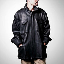 画像をギャラリービューアに読み込む, CWORKS Lield Deerskin Field Jacket シーワークス リエルド ディアスキン フィールドジャケット（BLACK）[CWJK025]
