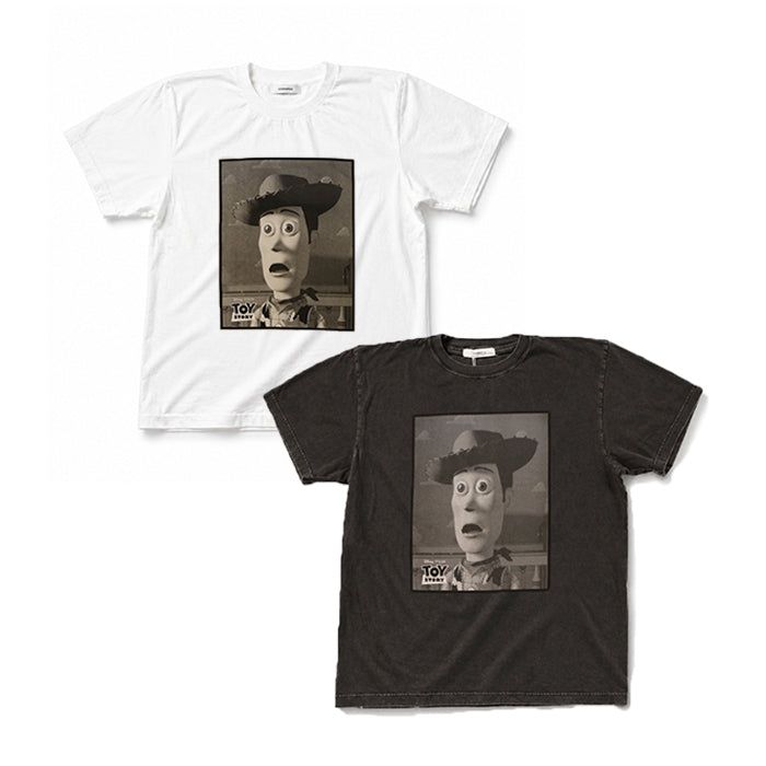 JOHNBULL TOY STORY ／ Woody Tシャツ（ホワイト）（ブラック