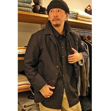 将图片加载到图库查看器，Porter Classic FRENCH JERSEY SHIRT JACKET ポータークラシック フレンチ ジャージ シャツジャケット（BLACK）[PC-006-3339]
