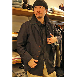 Porter Classic FRENCH JERSEY SHIRT JACKET ポータークラシック フレンチ ジャージ シャツジャケット（BLACK）[PC-006-3339]