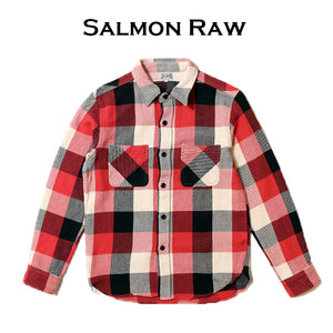 JELADO Farmers Shirt ジェラード ファーマーズシャツ （Mint）（Salmon Raw）[JP01123]