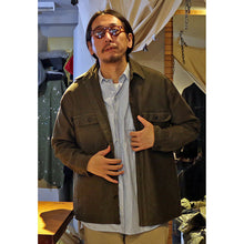 画像をギャラリービューアに読み込む, Porter Classic MOLESKIN SHIRT ポータークラシック モールスキン シャツ （OLIVE）（BLACK）[PC-019-2937]
