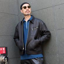 画像をギャラリービューアに読み込む, CWORKS Lowloy Deer - FINE CREEK シーワークス ロウロイ ディアスキン（Black）[CWJK027]
