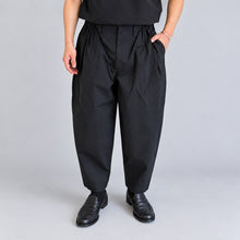 将图片加载到图库查看器，Porter Classic POPLIN BEBOP PANTS - ポータークラシック ポプリンビバップパンツ（NAVY）（BLACK）[PC-035-2139]
