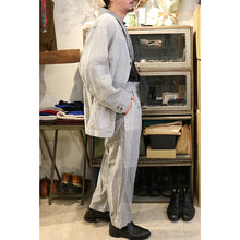 画像をギャラリービューアに読み込む, porter classic RAMIE BLOCK CHECK CLASSIC PANTS ポータークラシック ラミーブロックチェッククラシックパンツ（GRAY）[PC-021-3910]
