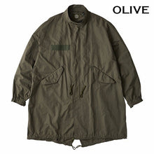 将图片加载到图库查看器，Porter Classic WEATHER MILITARY COAT ポータークラシック ウェザーミリタリーコート (BLACK)（OLIVE）[PC-026-2444]
