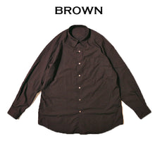 画像をギャラリービューアに読み込む, Porter Classic CLASSIC SHIRT ポータークラシック クラシック シャツ （BROWN）（BEIGE）[PC-016-2475]
