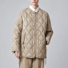 将图片加载到图库查看器，TAION MILITARY VNECK 拉链羽绒服 [UNISEX] TAION 军用 V 领拉链羽绒服（黑色）（D/NAVY）（D/OLIVE）[TAION-101ZML-1LONG]
