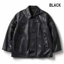 画像をギャラリービューアに読み込む, Porter Classic CINCINNATI ZIP JACKET ポータークラシック シンシナティ ジップジャケット（BLACK）（KHAKI）[PC-057-3558]
