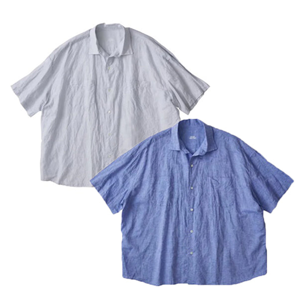 PORTER CLASSIC BEAT WRITER LINEN COTTON SHIRT ポータークラシック
