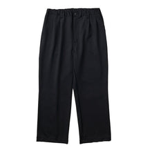 Load image into Gallery viewer, Porter Classic FRENCH JERSEY STRAIGHT PANTS ポータークラシック フレンチ ジャージ ストレート パンツ  （BLACK）[PC-006-3340]
