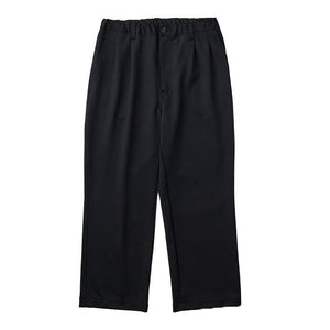 Porter Classic FRENCH JERSEY STRAIGHT PANTS ポータークラシック フレンチ ジャージ ストレート パンツ  （BLACK）[PC-006-3340]