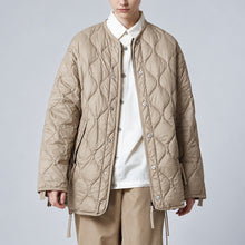 将图片加载到图库查看器，TAION MILITARY VNECK 拉链羽绒服 [UNISEX] TAION 军用 V 领拉链羽绒服（黑色）（D/NAVY）（D/OLIVE）[TAION-101ZML-1LONG]
