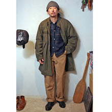 画像をギャラリービューアに読み込む, Porter Classic WEATHER MILITARY COAT ポータークラシック ウェザーミリタリーコート (BLACK)（OLIVE）[PC-026-2444]
