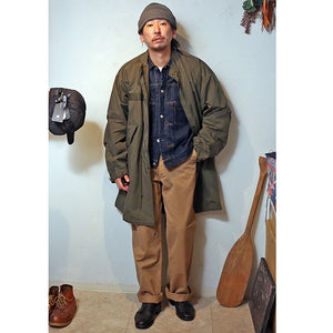 Porter Classic WEATHER MILITARY COAT ポータークラシック ウェザーミリタリーコート (BLACK)（OLIVE）[PC-026-2444]