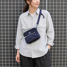 画像をギャラリービューアに読み込む, Porter Classic SUPER NYLON SHOULDER BAG MINI ポータークラシック スーパーナイロンショルダーバッグ ミニ（BLUE）（BLACK）[PC-015-3701]
