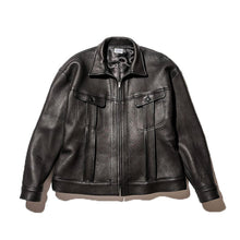 Load image into Gallery viewer, CWORKS Lombardi Coach Jacket - Deerskin - FINE CREEK Seaworks Lombardi Coach Jacket (Black) [CWJK008]
