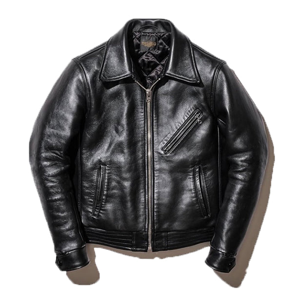 FINE CREEK LEATHERS ブラウンレザージャケット 40新品未使用 ファインクリークレザーズ レオンブラウン 2023AW collectionで