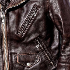 FINE CREEK LEATHERS - Leon The Noste custom ファインクリークレザーズ レオンザノースター ホースハイド (brown）[FCJK015]