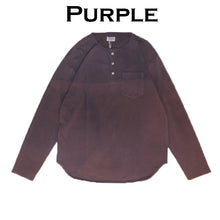将图片加载到图库查看器，CWORKS Soup シーワークス ポケット ロングTシャツ（Purple）（Maroon）（Black）[CWCU008]
