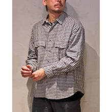 将图片加载到图库查看器，Porter Classic - 卷起方格格纹衬衫 Porter Classic 卷起方格格纹衬衫 - 海军蓝 [PC-016-1544]
