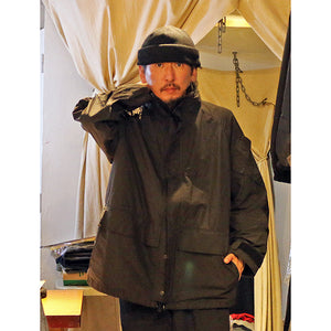 Porter Classic WEATHER MILITARY JACKET ポータークラシック ウェザーミリタリージャケット (BLACK)（OLIVE）[PC-026-2988]