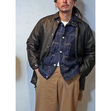 画像をギャラリービューアに読み込む, CWORKS Lombardi Coach Jacket - Deerskin - FINE CREEK シーワークス ロンバルディ コーチジャケット（Black）[CWJK008]
