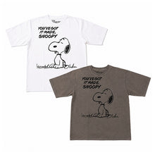 Load image into Gallery viewer, JOHNBULL PEANUTS SNOOPY Tシャツ（ホワイト）（ブラック）[JT261C01]
