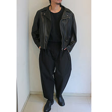 画像をギャラリービューアに読み込む, Porter Classic POPLIN BEBOP PANTS - ポータークラシック ポプリンビバップパンツ（NAVY）（BLACK）[PC-035-2139]
