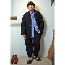 画像をギャラリービューアに読み込む, Porter Classic CLASSIC DENIM MIL-SHIRT JACKET ポータークラシック クラシック デニム ミルシャツ ジャケット（BLACK）（NAVY）[PC-005-2682]
