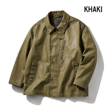 画像をギャラリービューアに読み込む, Porter Classic CINCINNATI ZIP JACKET ポータークラシック シンシナティ ジップジャケット（BLACK）（KHAKI）[PC-057-3558]
