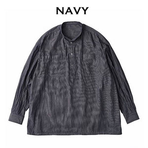 Porter Classic ATELIER SHIRT ポータークラシック アトリエシャツ （NAVY）（BLACK）[PC-016-3039]