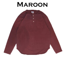 将图片加载到图库查看器，CWORKS Soup シーワークス ポケット ロングTシャツ（Purple）（Maroon）（Black）[CWCU008]
