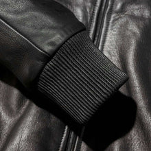 画像をギャラリービューアに読み込む, MOSSIR LAY Leather Track Jacket モシール ウォッシャブルレザートラックジャケット レイ（BLACK）[MOJK003]
