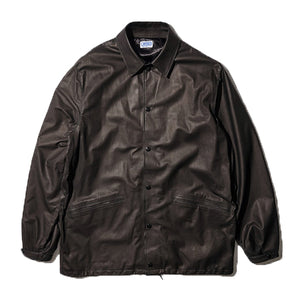 CWORKS Lombardi Coach Jacket - Deerskin - FINE CREEK シーワークス ロンバルディ コーチジャケット（Black）[CWJK008]