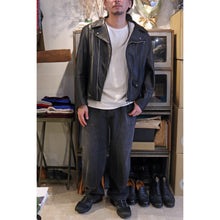 将图片加载到图库查看器，NULL TOKYO W-KNEE DENIM ヌル トウキョウ ダブルニー デニム （BLACK） [NULL-110EX]
