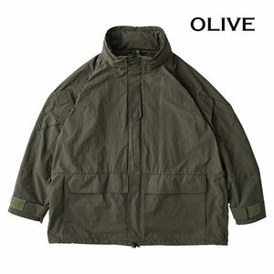 Porter Classic WEATHER MILITARY JACKET ポータークラシック ウェザーミリタリージャケット (BLACK)（OLIVE）[PC-026-2988]