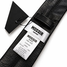 画像をギャラリービューアに読み込む, MOSIR CORRECT Washable Leather Tie モシール コレクト ウォッシャブルレザー ネクタイ （BLACK） [MOAC001]
