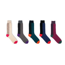 将图片加载到图库查看器，DECKA QUALITY SOCKS - Alpaca Boucle Socks | Multi Color デカ クオリティーソックス （Beige）（Gray）（Black）（Navy）（Purple）[BNB × de-25ad]
