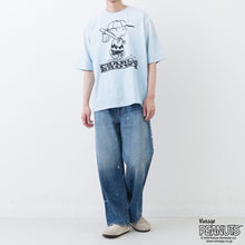 将图片加载到图库查看器，JOHNBULL CHARLIE BROWN ピーナッツ チャーリーブラウン Tシャツ（ブルー）[JT263C02]
