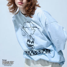 将图片加载到图库查看器，JOHNBULL CHARLIE BROWN ピーナッツ チャーリーブラウン Tシャツ（ブルー）[JT263C02]
